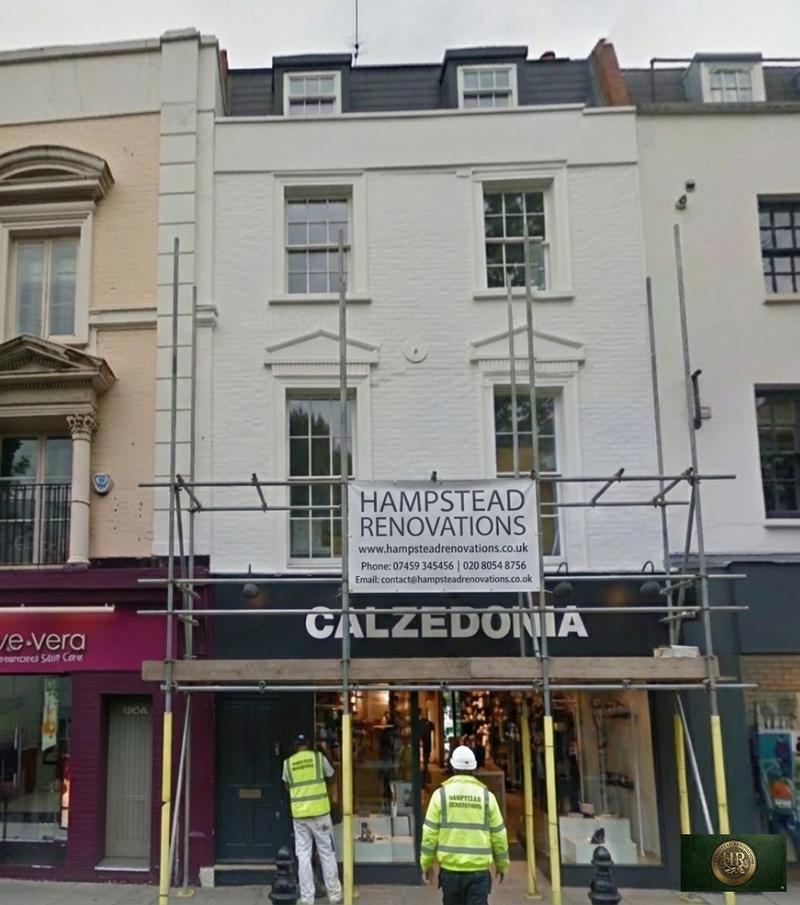 128 Kings Road Chelsea - Office to retail and residential conversion